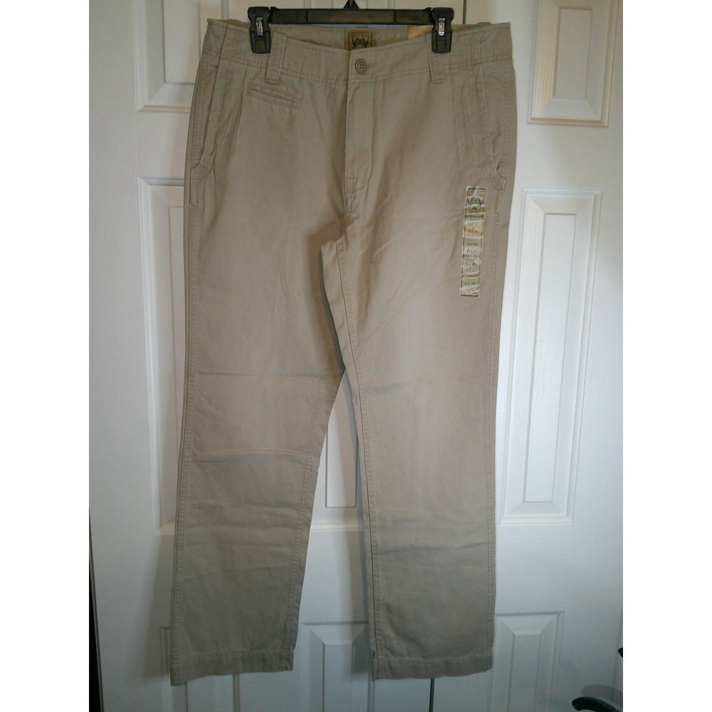 Red‎ Camel Straight Fit Khaki Chinos Casual Cotton Pants Men's 34W x 32L